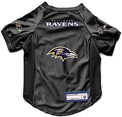 Littlearth NFL Stretch Dog & Cat Jersey, Baltimore Ravens, Large