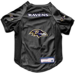 Littlearth NFL Stretch Dog & Cat Jersey, Baltimore Ravens, Medium