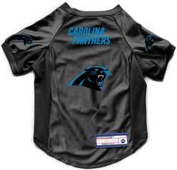 Littlearth NFL Stretch Dog & Cat Jersey, Carolina Panthers, Small