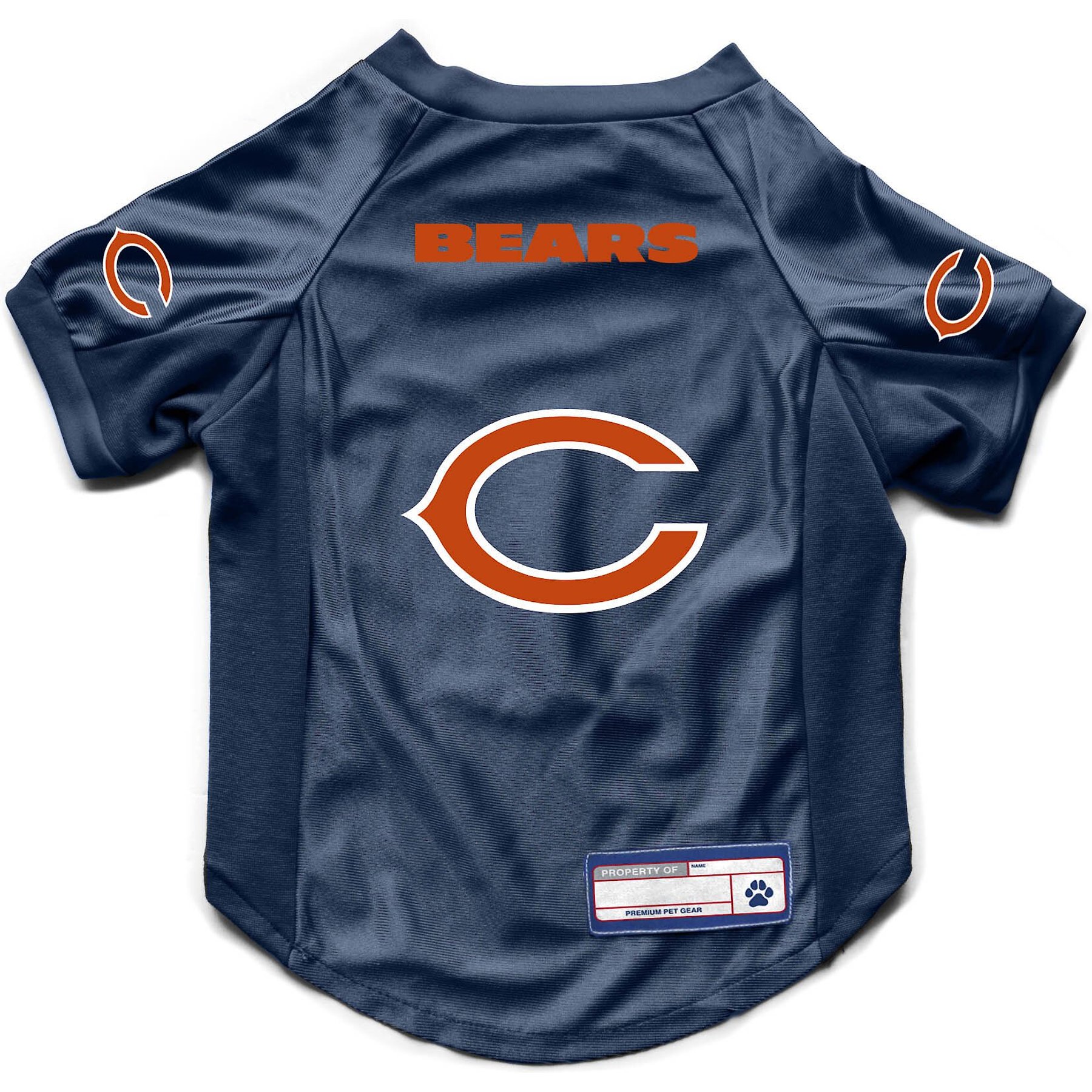 Littlearth NFL Stretch Dog & Cat Jersey, Chicago Bears, X-Large