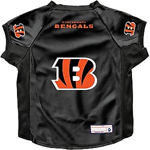 Littlearth NFL Stretch Dog & Cat Jersey, Cincinnati Bengals, Big Dog