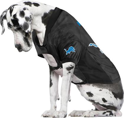Show full view: Littlearth NFL Stretch Dog & Cat Jersey, Detroit Lions, Big Dog slide 3 of 6