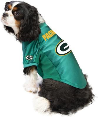 Show full view: Littlearth NFL Stretch Dog & Cat Jersey, Green Bay Packers, X-Large slide 4 of 9