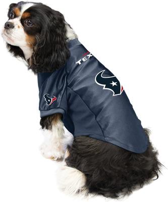 Show full view: Littlearth NFL Stretch Dog & Cat Jersey, Houston Texans, Medium slide 3 of 8