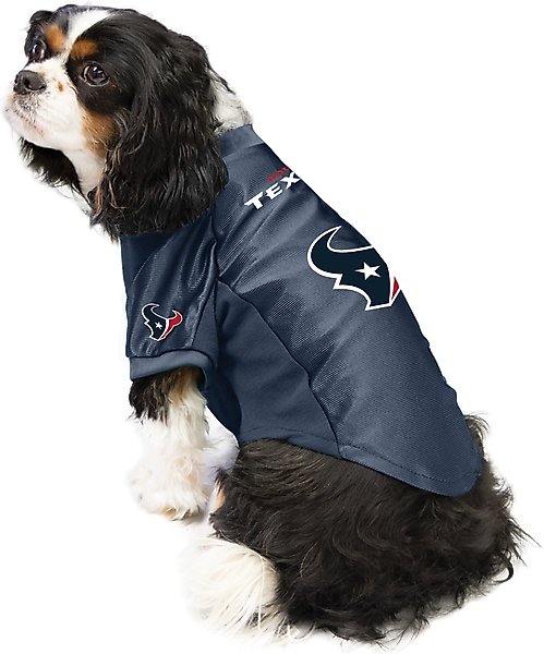 Show full view: Littlearth NFL Stretch Dog & Cat Jersey, Houston Texans, Small slide 3 of 8