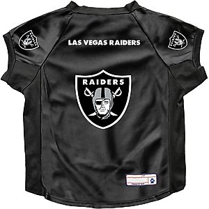 Littlearth NFL Stretch Dog & Cat Jersey, Las Vegas Raiders, Big Dog