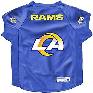Littlearth NFL Stretch Dog & Cat Jersey, Los Angeles Rams, Big Dog
