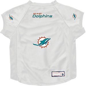 Littlearth NFL Stretch Dog & Cat Jersey, Miami Dolphins, Big Dog