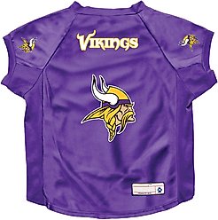 Littlearth NFL Stretch Dog & Cat Jersey, Minnesota Vikings, Big Dog