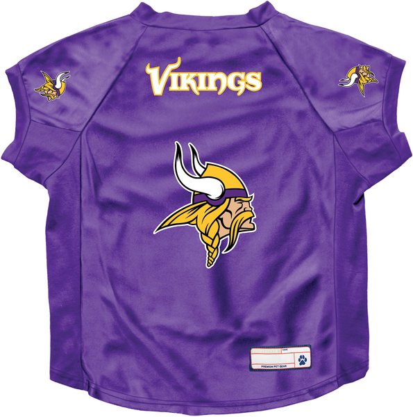 Show full view: Littlearth NFL Stretch Dog & Cat Jersey, Minnesota Vikings, Big Dog slide 1 of 5