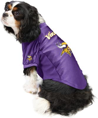 Show full view: Littlearth NFL Stretch Dog & Cat Jersey, Minnesota Vikings, Large slide 3 of 8