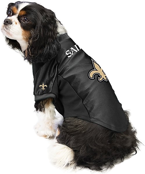 Show full view: Littlearth NFL Stretch Dog & Cat Jersey, New Orleans Saints, Large slide 3 of 8