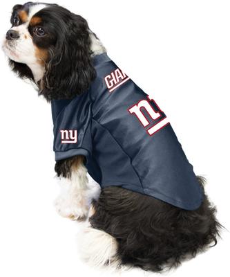Show full view: Littlearth NFL Stretch Dog & Cat Jersey, New York Giants, X-Large slide 3 of 8