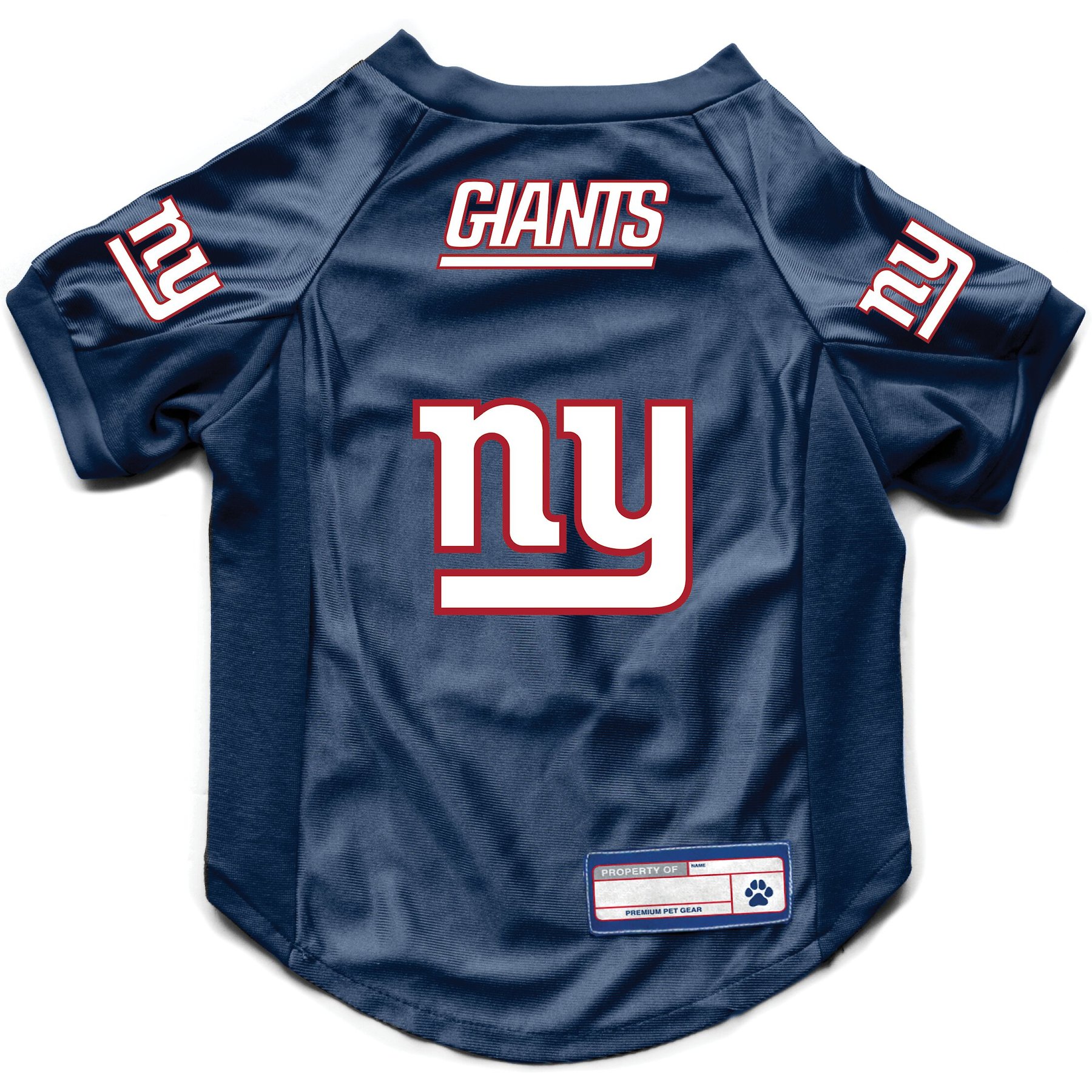 Littlearth NFL Stretch Dog & Cat Jersey, New York Giants, X-Small