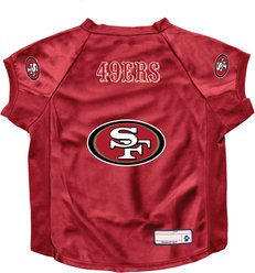 Littlearth NFL Stretch Dog & Cat Jersey, San Francisco 49ers, Big Dog