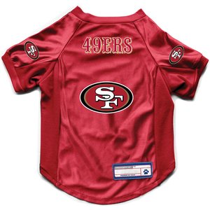 Littlearth NFL Stretch Dog & Cat Jersey, San Francisco 49ers, Medium