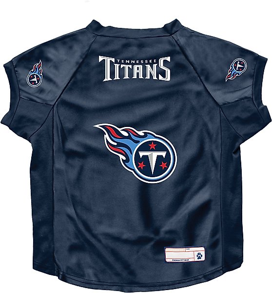 Show full view: Littlearth NFL Stretch Dog & Cat Jersey, Tennessee Titans, Big Dog slide 1 of 6