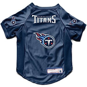 Littlearth NFL Stretch Dog & Cat Jersey, Tennessee Titans, X-Large