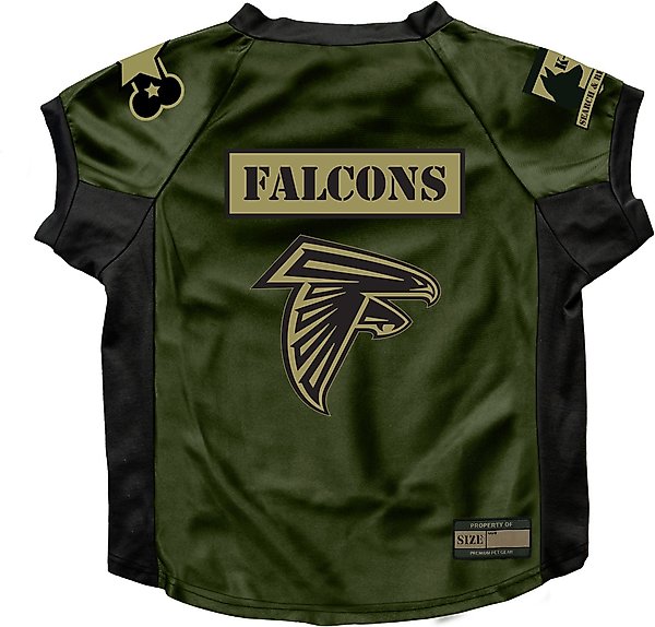 Show full view: Littlearth NFL Valor Stretch Jersey for Dogs & Cats, Atlanta Falcons, Big Dog slide 1 of 7