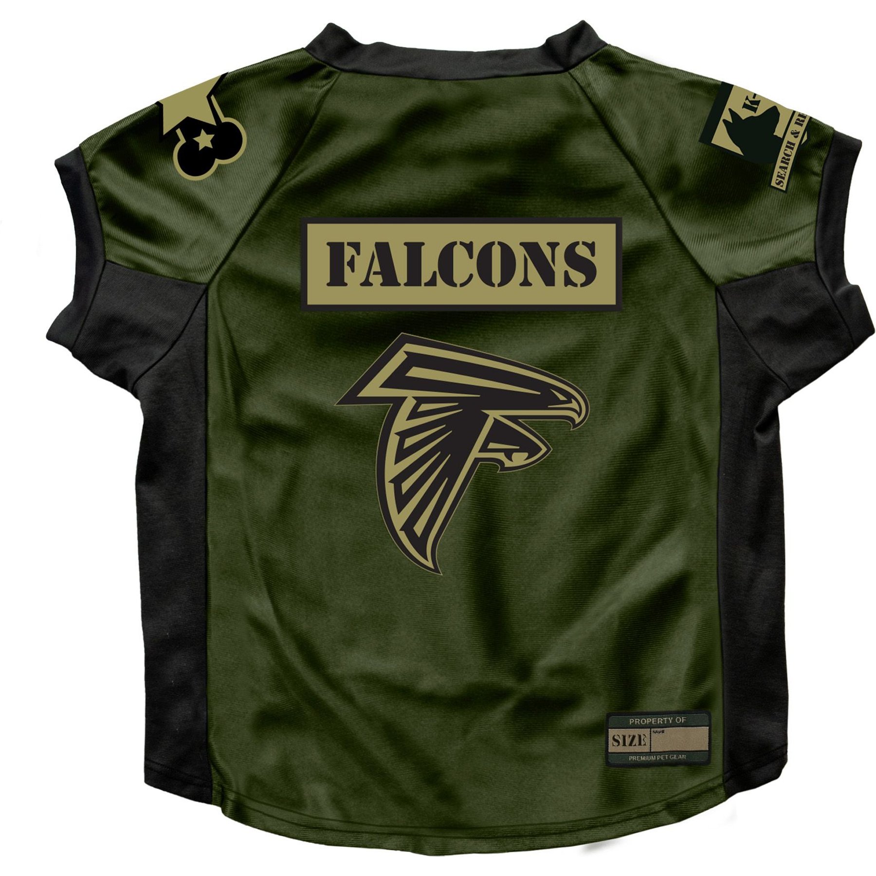 Littlearth NFL Valor Stretch Jersey for Dogs & Cats, Atlanta Falcons, Big Dog