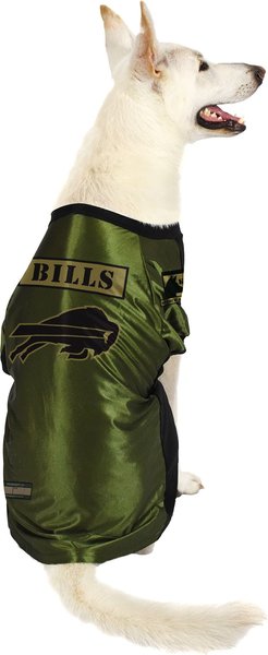 Show full view: Littlearth NFL Valor Stretch Jersey for Dogs & Cats, Buffalo Bills, Big Dog slide 3 of 7