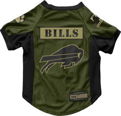 Littlearth NFL Valor Stretch Jersey for Dogs & Cats, Buffalo Bills, Medium