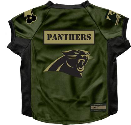 Show full view: Littlearth NFL Valor Stretch Jersey for Dogs & Cats, Carolina Panthers, Big Dog slide 1 of 7