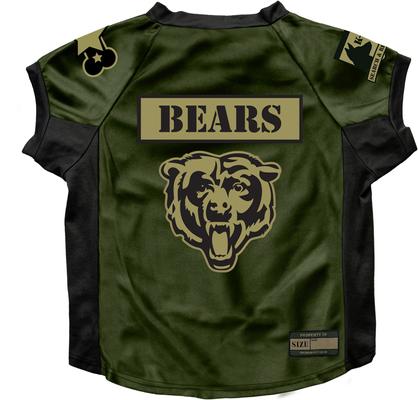 Show full view: Littlearth NFL Valor Stretch Jersey for Dogs & Cats, Chicago Bears, Big Dog slide 1 of 7