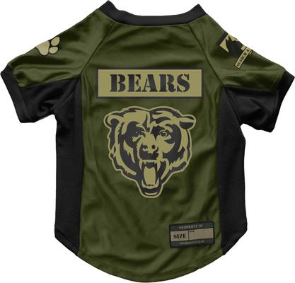 Show full view: Littlearth NFL Valor Stretch Jersey for Dogs & Cats, Chicago Bears, X-Large slide 1 of 8