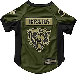 Littlearth NFL Valor Stretch Jersey for Dogs & Cats, Chicago Bears, X-Small