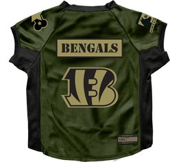 Littlearth NFL Valor Stretch Jersey for Dogs & Cats, Cincinnati Bengals, Big Dog