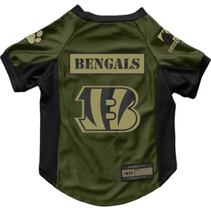 Littlearth NFL Valor Stretch Jersey for Dogs & Cats, Cincinnati Bengals, X-Small