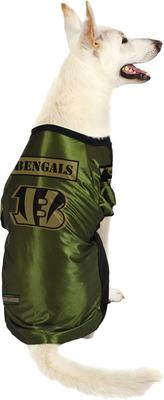 Show full view: Littlearth NFL Valor Stretch Jersey for Dogs & Cats, Cincinnati Bengals, X-Small slide 3 of 8