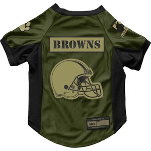 Littlearth NFL Valor Stretch Jersey for Dogs & Cats, Cleveland Browns, Medium