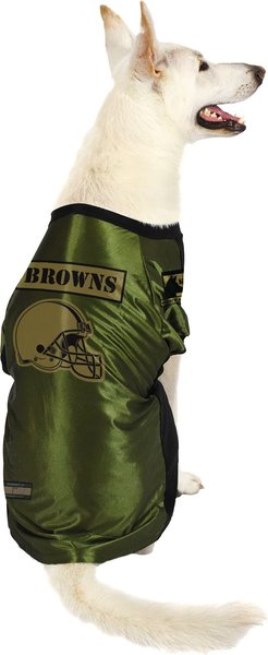 Show full view: Littlearth NFL Valor Stretch Jersey for Dogs & Cats, Cleveland Browns, Small slide 3 of 8