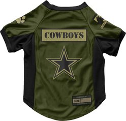 Littlearth NFL Valor Stretch Jersey for Dogs & Cats, Dallas Cowboys, Small