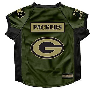 Littlearth NFL Valor Stretch Jersey for Dogs & Cats, Green Bay Packers, Big Dog