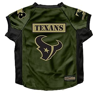 Littlearth NFL Valor Stretch Jersey for Dogs & Cats, Houston Texans, Big Dog