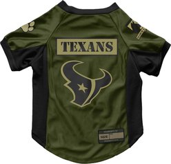Littlearth NFL Valor Stretch Jersey for Dogs & Cats, Houston Texans, Medium