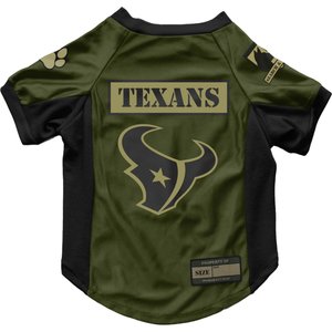 Littlearth NFL Valor Stretch Jersey for Dogs & Cats, Houston Texans, Small