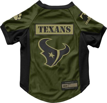 Show full view: Littlearth NFL Valor Stretch Jersey for Dogs & Cats, Houston Texans, Small slide 1 of 8