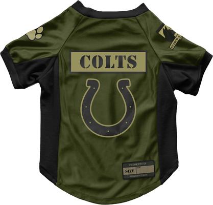 Show full view: Littlearth NFL Valor Stretch Jersey for Dogs & Cats, Indianapolis Colts, X-Large slide 1 of 9