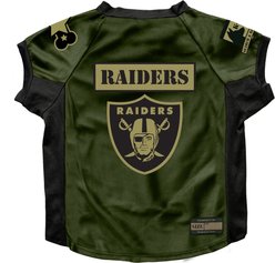 Littlearth NFL Valor Stretch Jersey for Dogs & Cats, Las Vegas Raiders, Big Dog