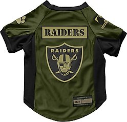 Littlearth NFL Valor Stretch Jersey for Dogs & Cats, Las Vegas Raiders, Large