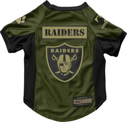 Littlearth NFL Valor Stretch Jersey for Dogs & Cats, Las Vegas Raiders, X-Large