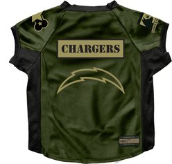 Littlearth NFL Valor Stretch Jersey for Dogs & Cats, Los Angeles Chargers, Big Dog