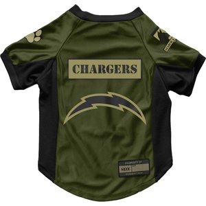Littlearth NFL Valor Stretch Jersey for Dogs & Cats, Los Angeles Chargers, Large