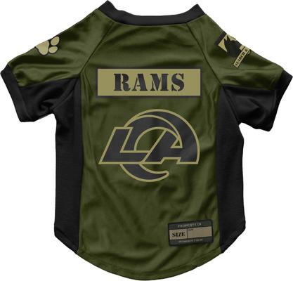 Show full view: Littlearth NFL Valor Stretch Jersey for Dogs & Cats, Los Angeles Rams, Large slide 1 of 9