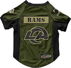 Littlearth NFL Valor Stretch Jersey for Dogs & Cats, Los Angeles Rams, Small
