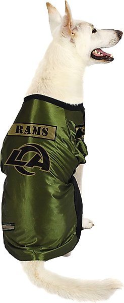 Show full view: Littlearth NFL Valor Stretch Jersey for Dogs & Cats, Los Angeles Rams, Small slide 3 of 8